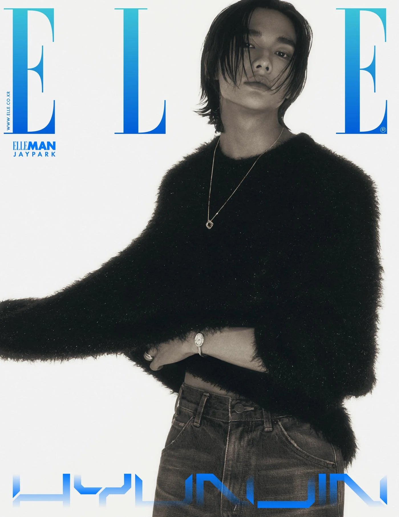 STRAY KIDS Hyunjin Elle Magazine 2024